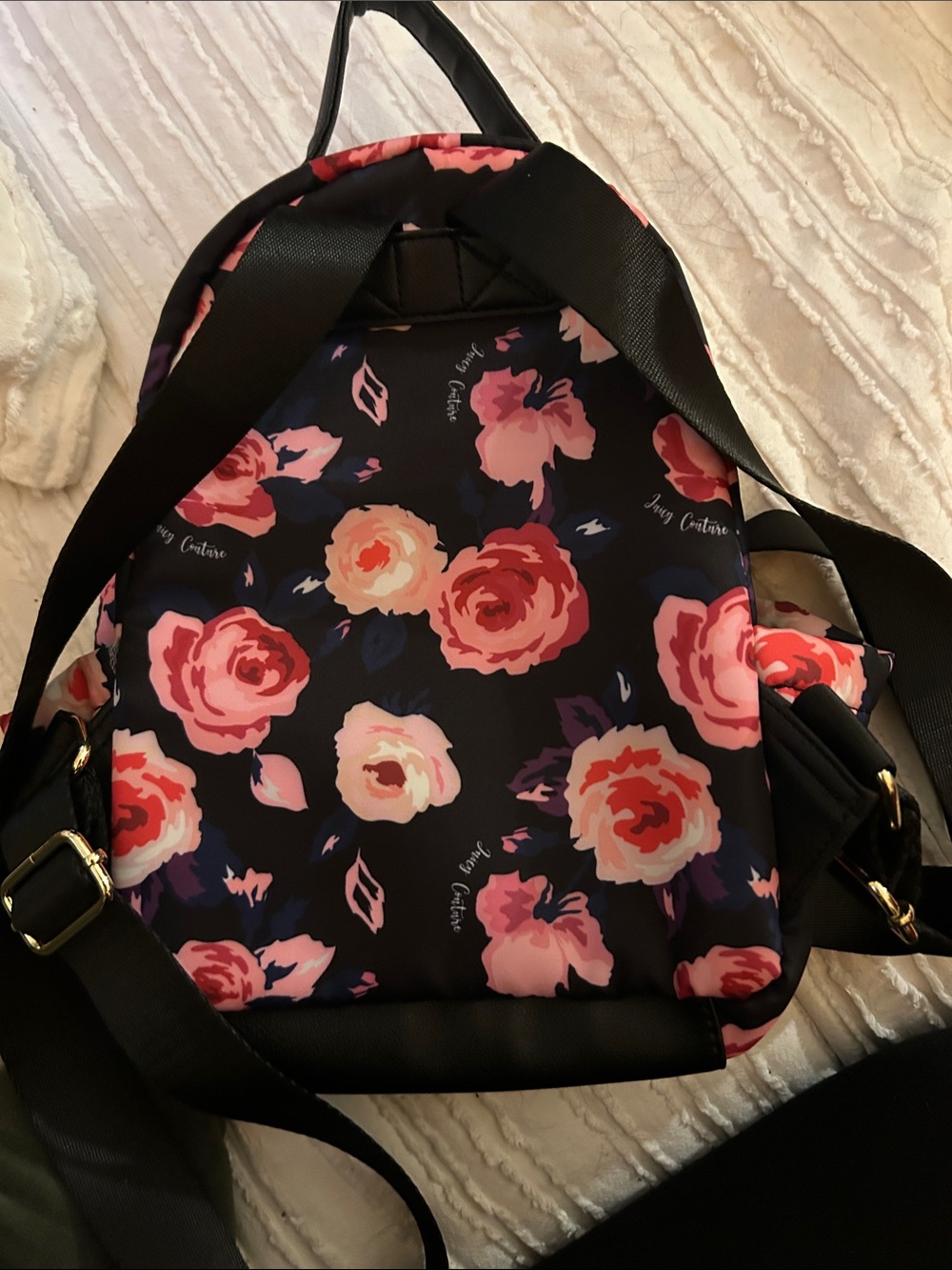Juicy Couture mini floral backpack NWOT - Picture 3 of 7